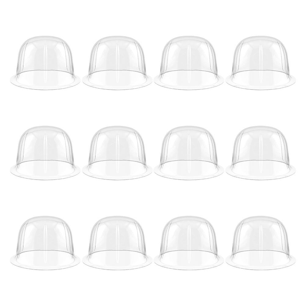 12er-Set Hutständer aus durchs – Plastic Dome Clear Bewertung und Preis