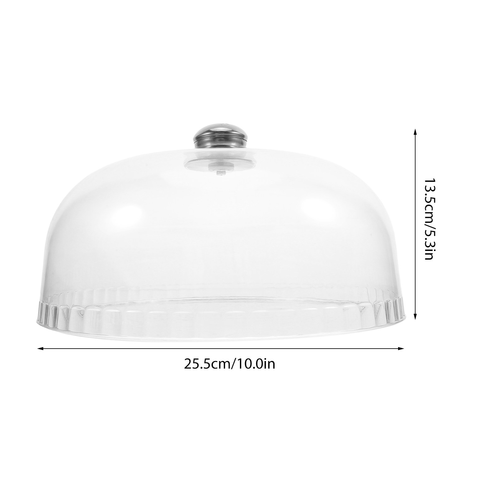 Klare Acryl-Kuchenglocke, rund – Plastic Dome Clear Bewertung und Preis