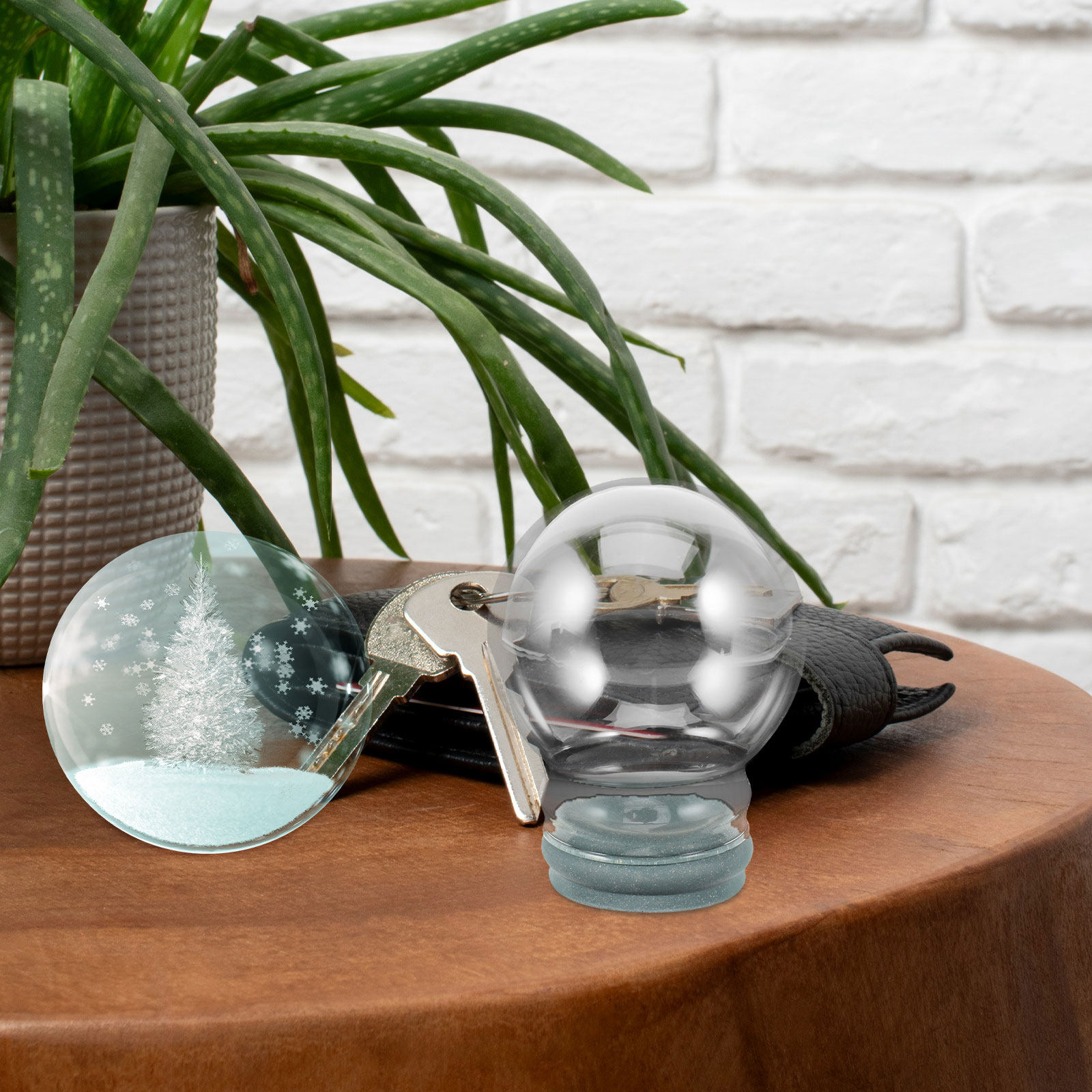 2 Stück Klare Glas-Schneekugel – Plastic Dome Clear Bewertung und Preis